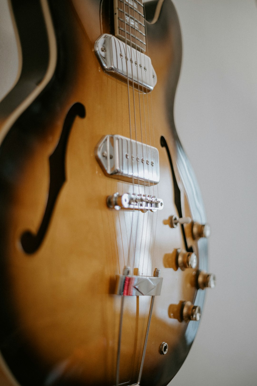 Photo of my Epiphone Casino taken on my Sony A7iii on a 40 year old Olympus 28mm lens
